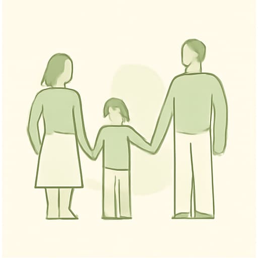 Child custody and parenting plans illustration