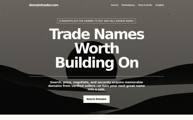 domaintrader.com design