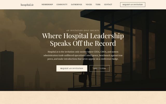 hospital.io design