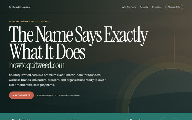 howtoquitweed.com design