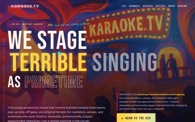 karaoke.tv design