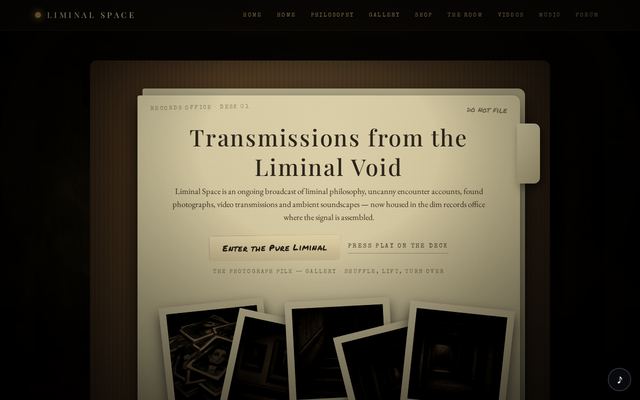 liminalspace.click design