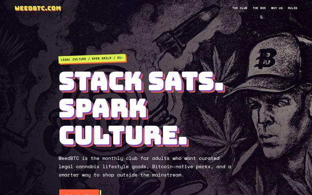 weedbtc.com design